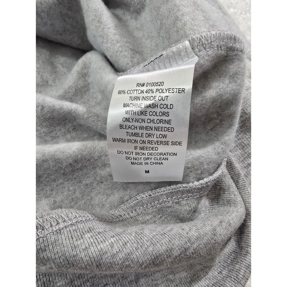 Marvel Captain America Shield Graphic Sweatshirt Gray Womens Medium Pullover